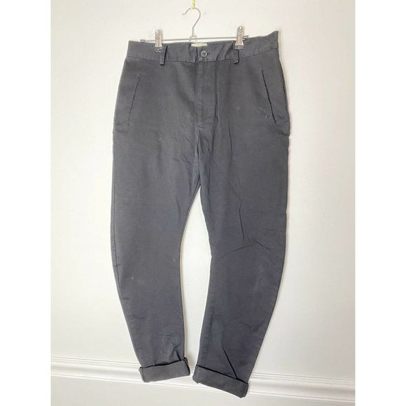 Maya Bash Pants Sz Large Plie Black Trousers Cotton Unisex